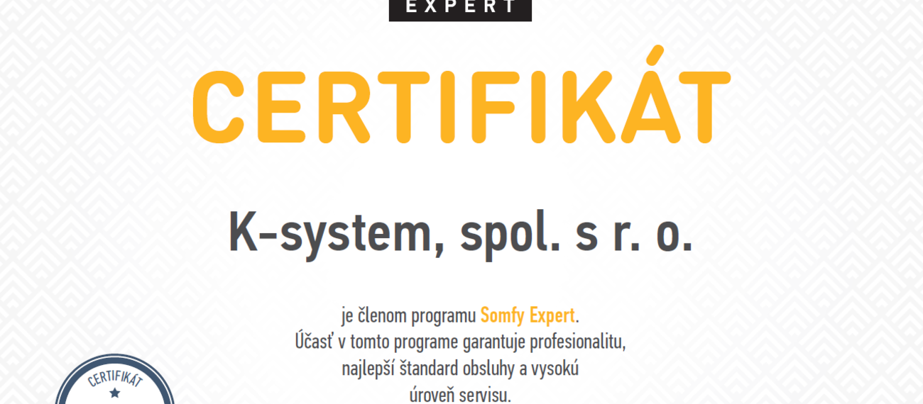 Certifikát profesionality 